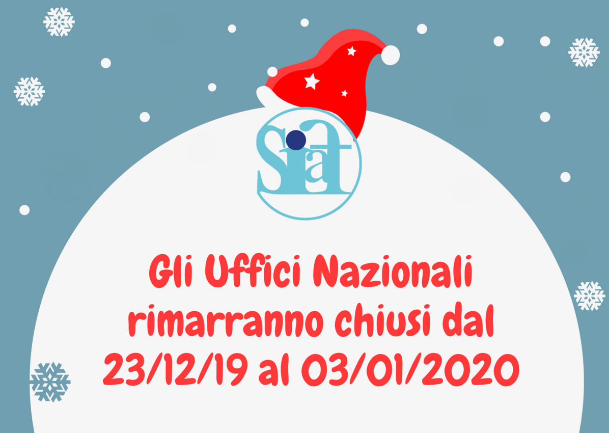 Gli Uffici Nazionali rimarranno chiusi dal 23_12_19 al 03_01_2020