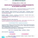 SEMINARI DI CONOSCENZA E APPROFONDIMENTO DI MATERIE OLISTICHE