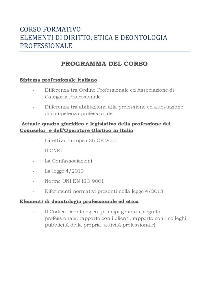 PROGRAMMA corso deontologia-001